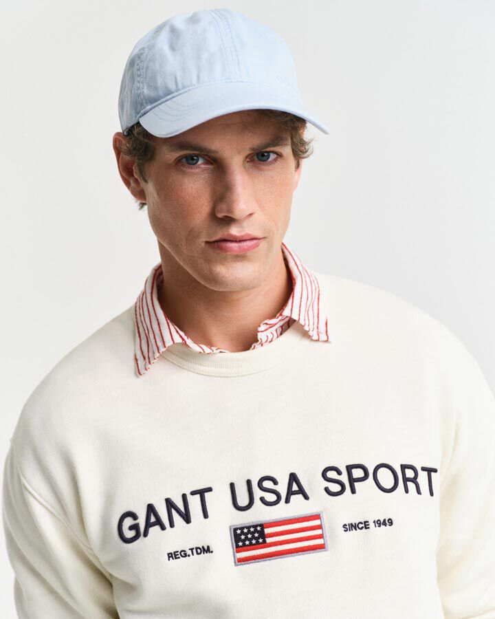 Gant Script Graphic Maglia Half Zip GANT Uomo - Felpa Con Zip A Mezza Cerniera E Logo Maglia Tuta Gant - 4