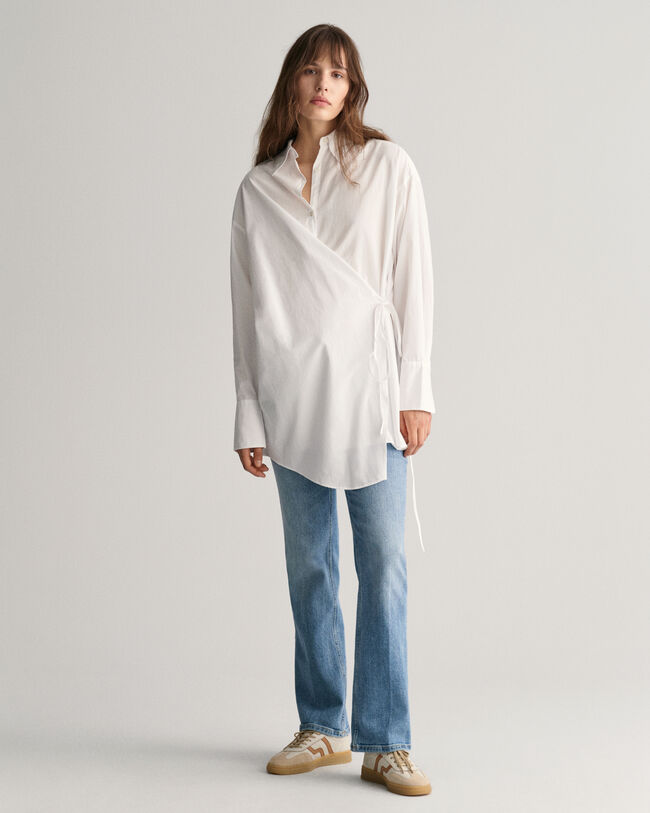 Camicia a portafoglio oversize