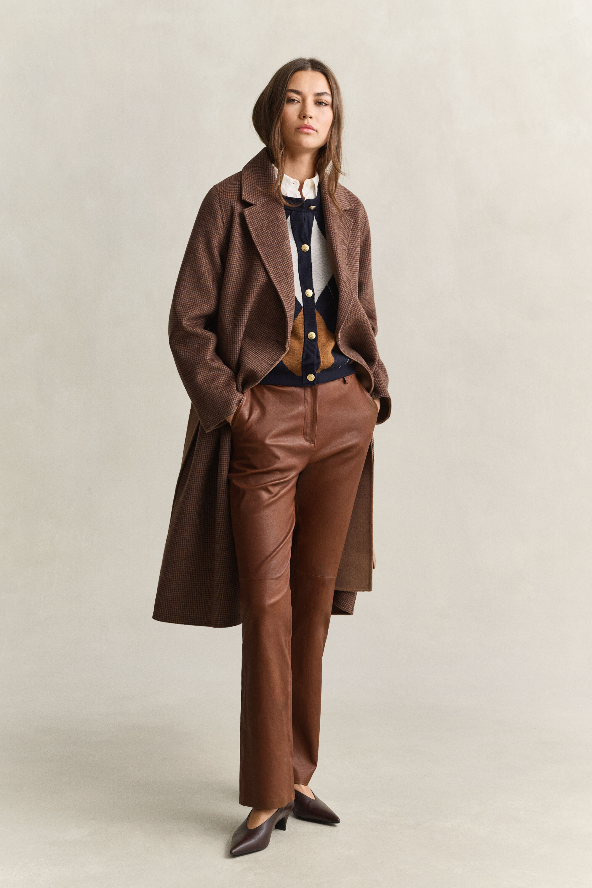 Cardigan a rombi