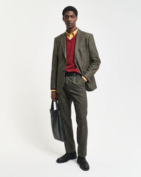 Maglia con scollo a V in finissima lana d’agnello