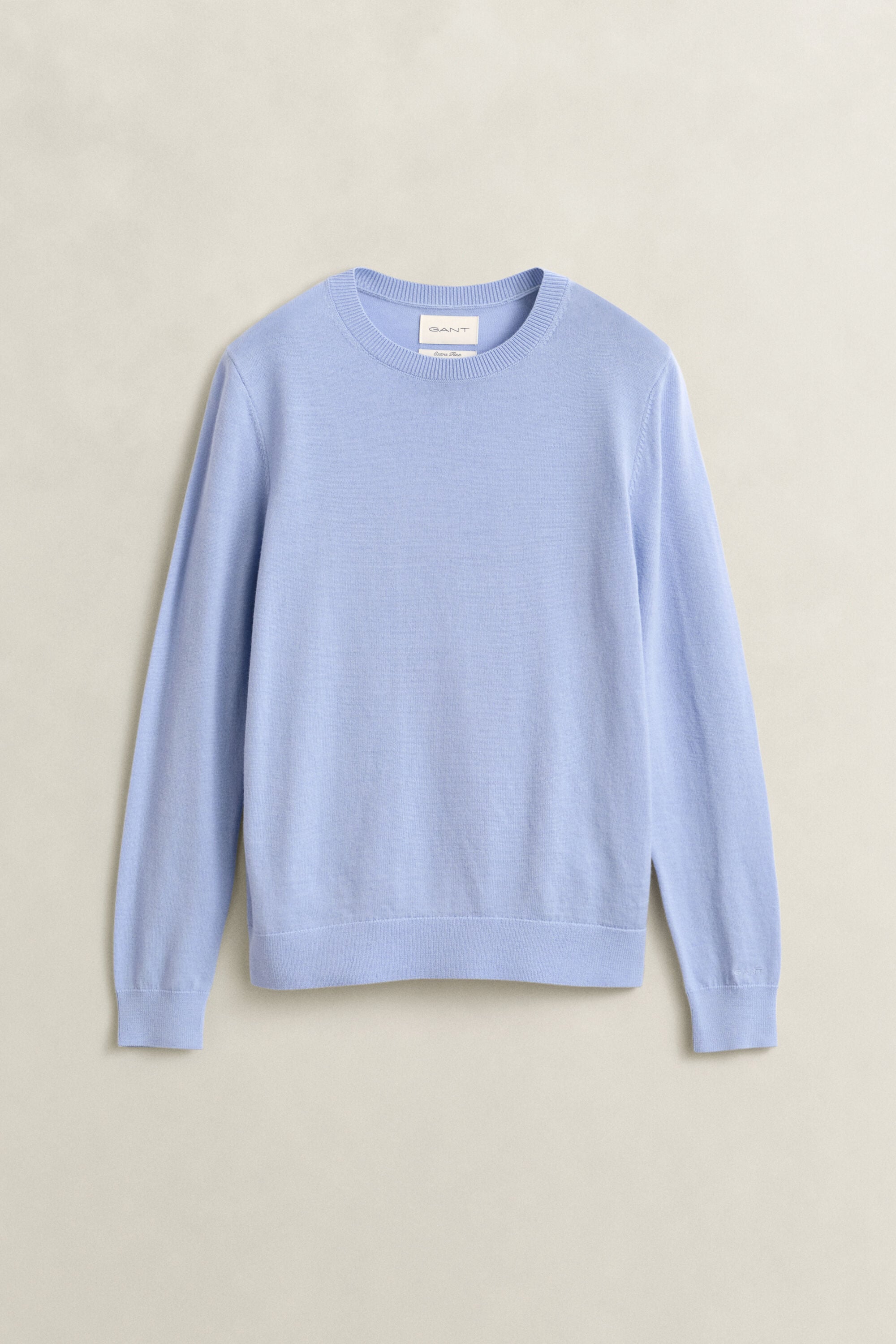 Maglia girocollo in finissima lana merino