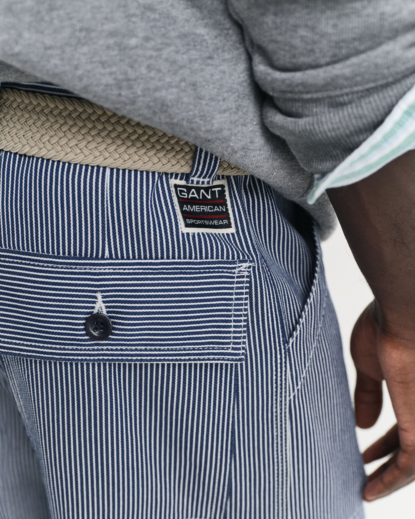 Jeans a righe Hickory relaxed fit