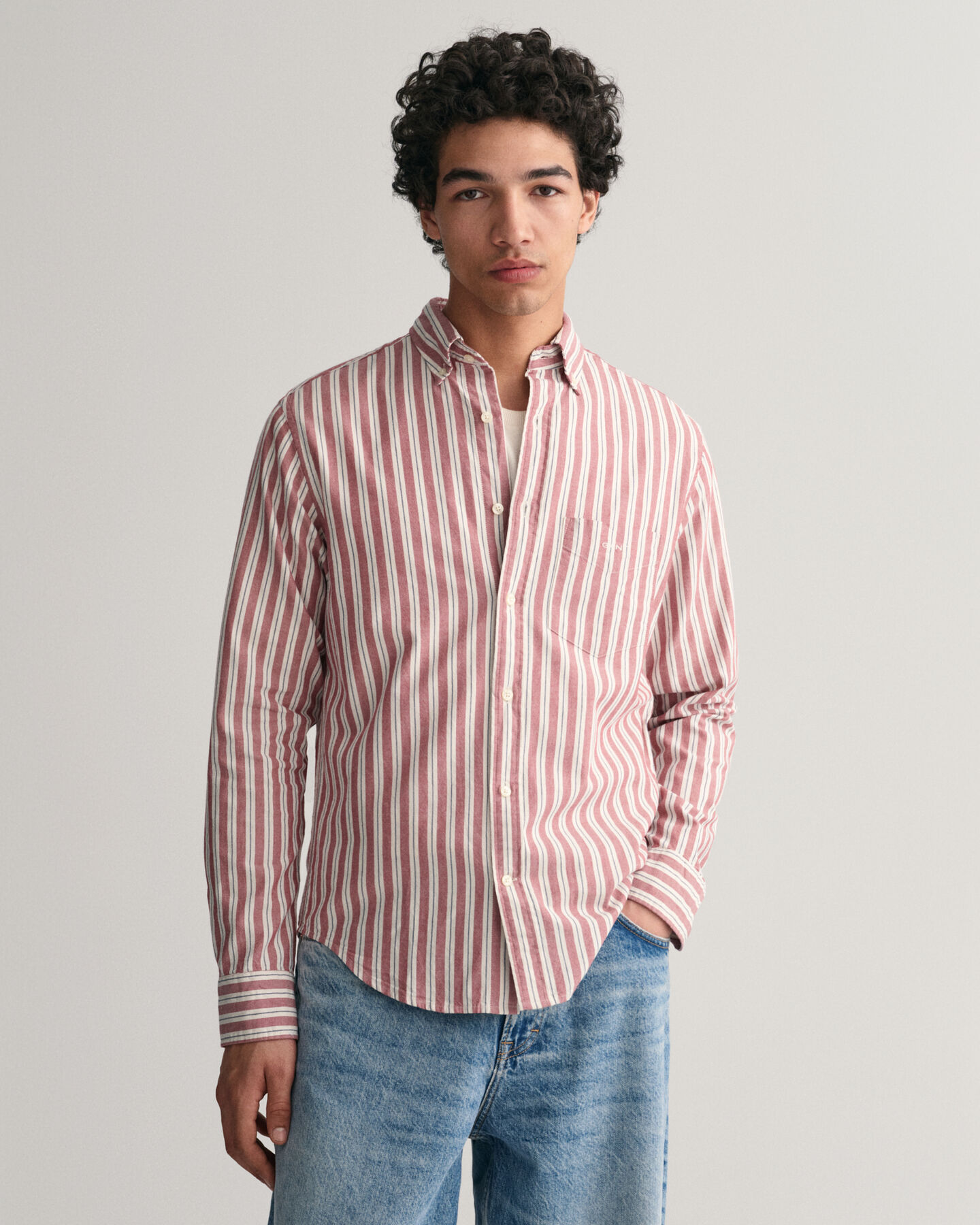 Camicia Archive Oxford a righe regular fit
