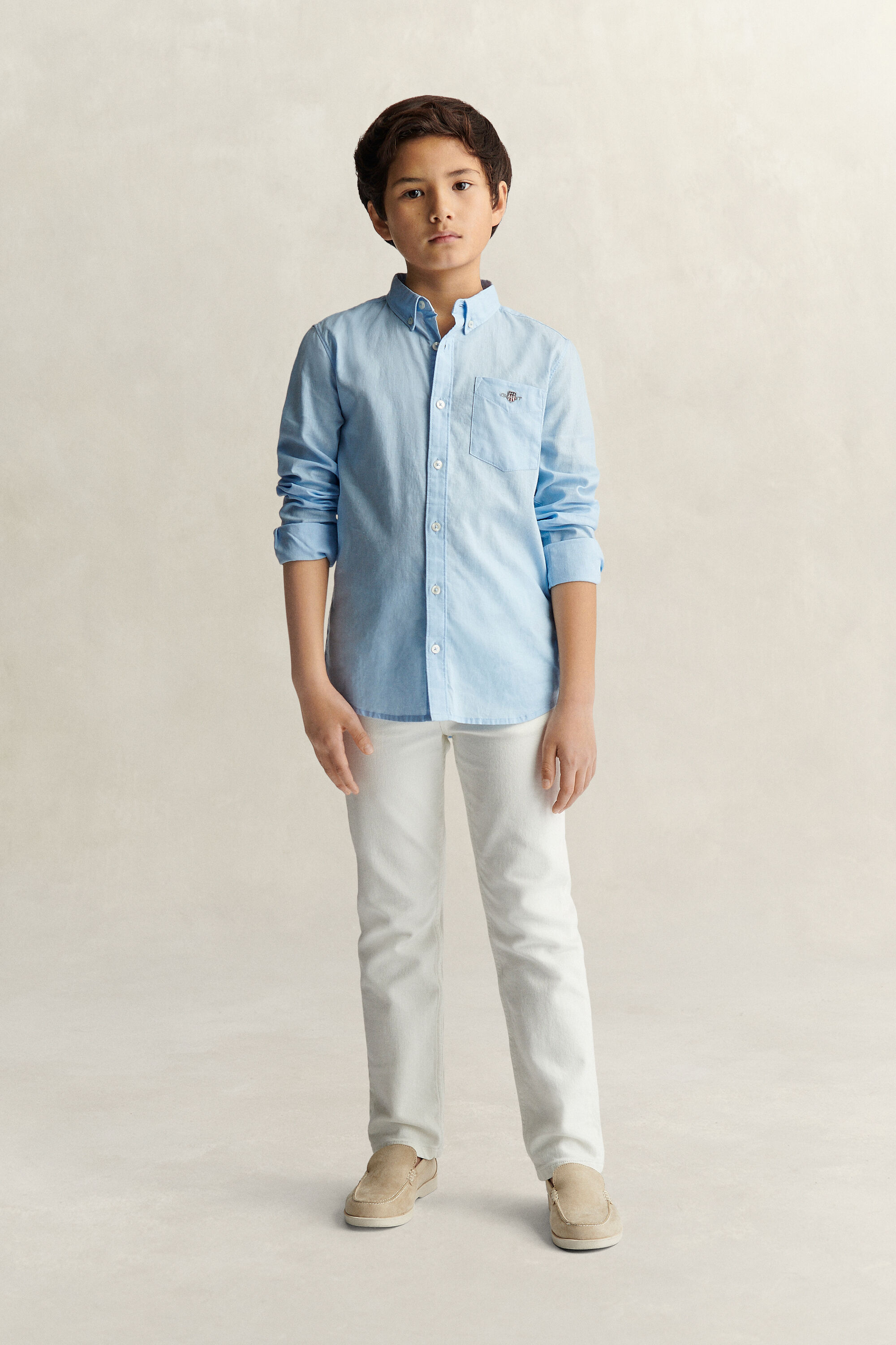 Camicia in misto lino Teen Boys