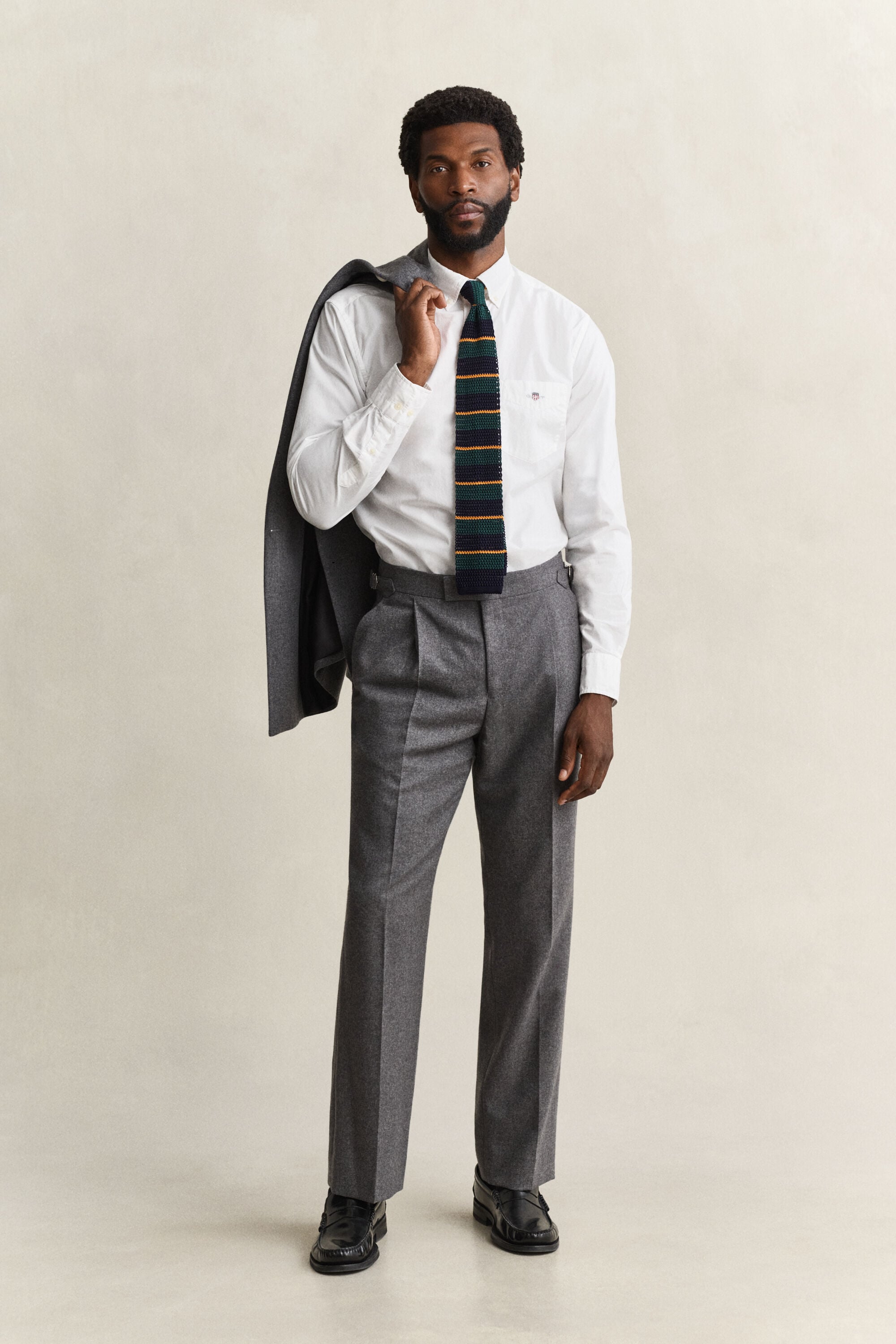 Pantaloni da abito in cashmere