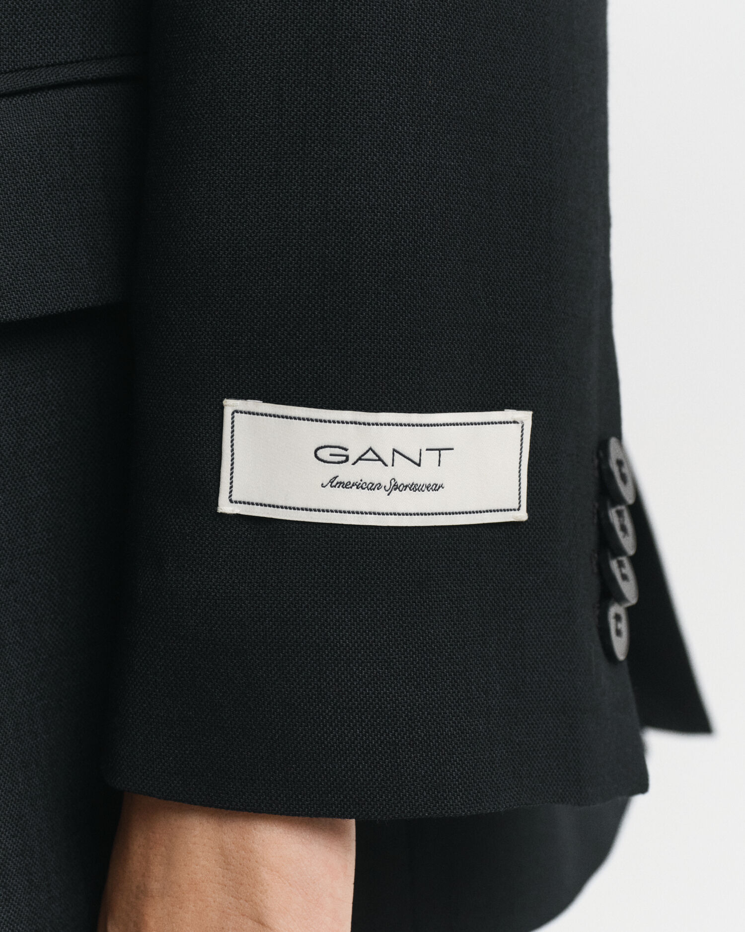 Blazer doppiopetto in misto lana relaxed fit