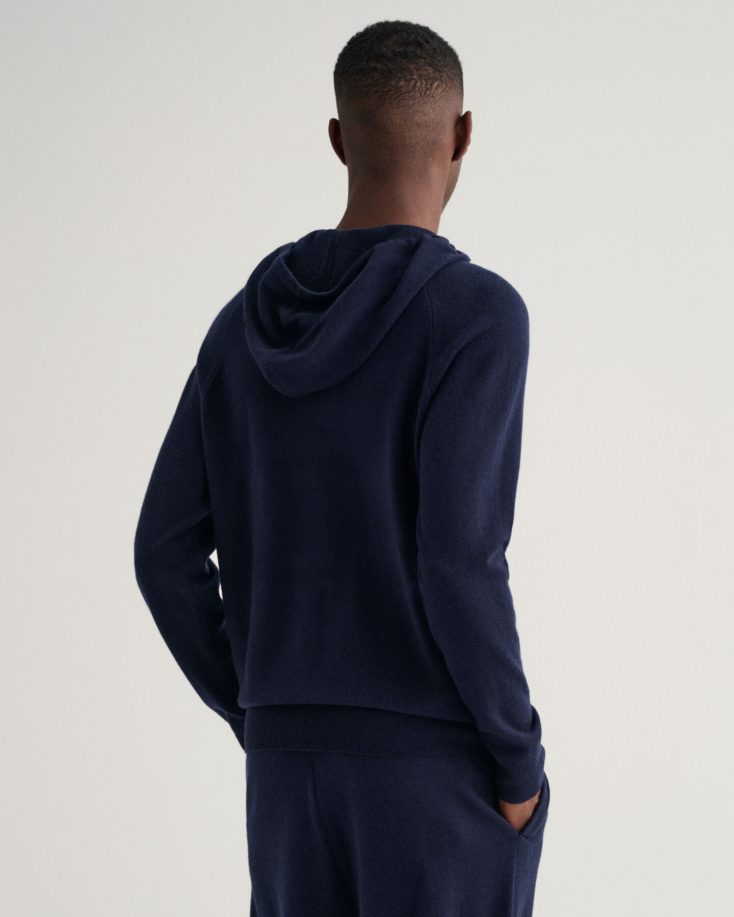 Felpa con cappuccio in maglia