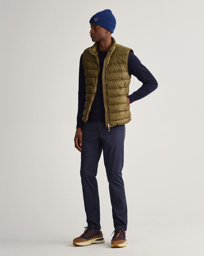 Piumino smanicato leggero