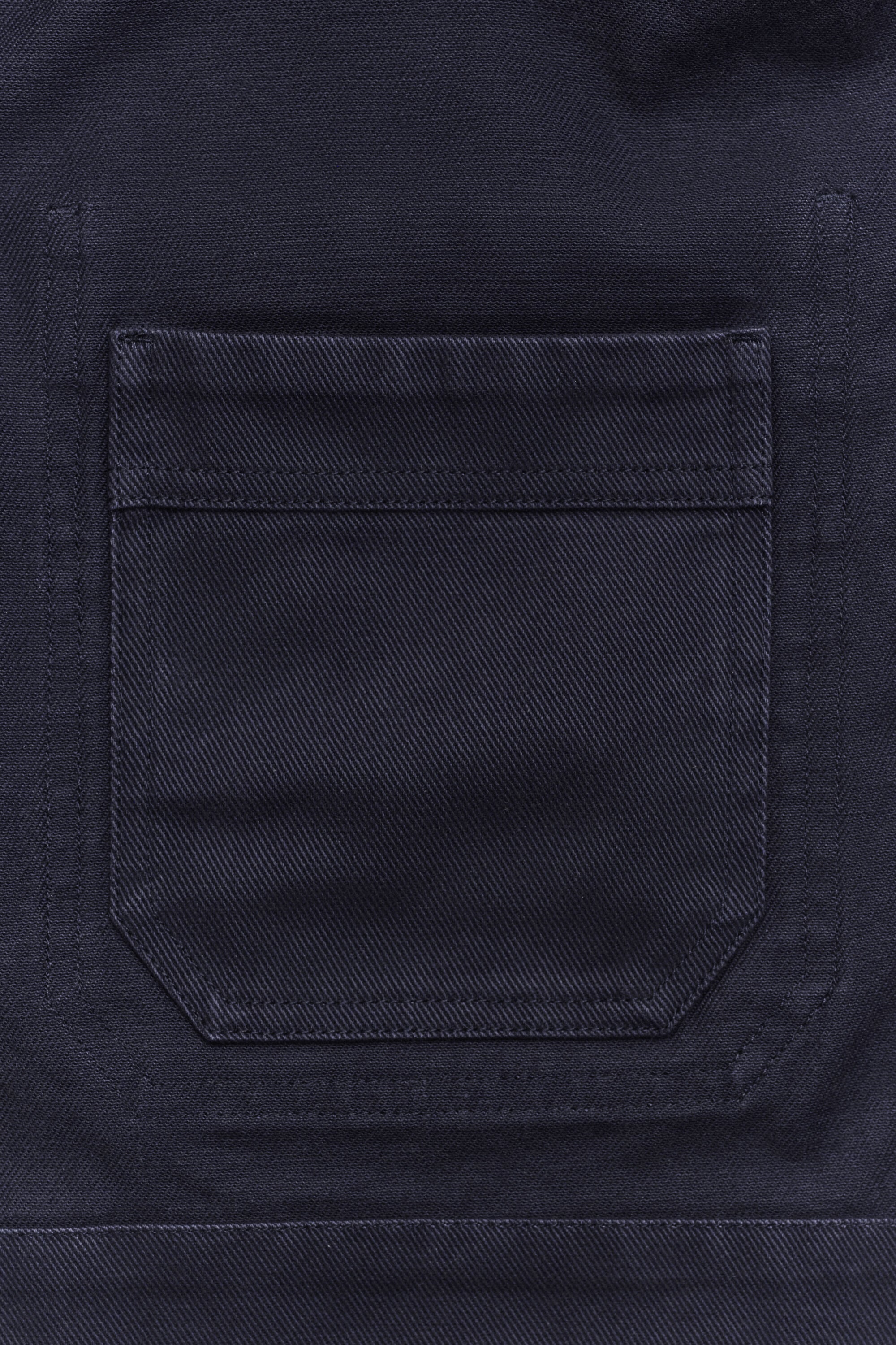 Camicia giacca in twill spazzolato