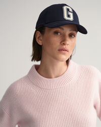 Maglia girocollo in lana a coste