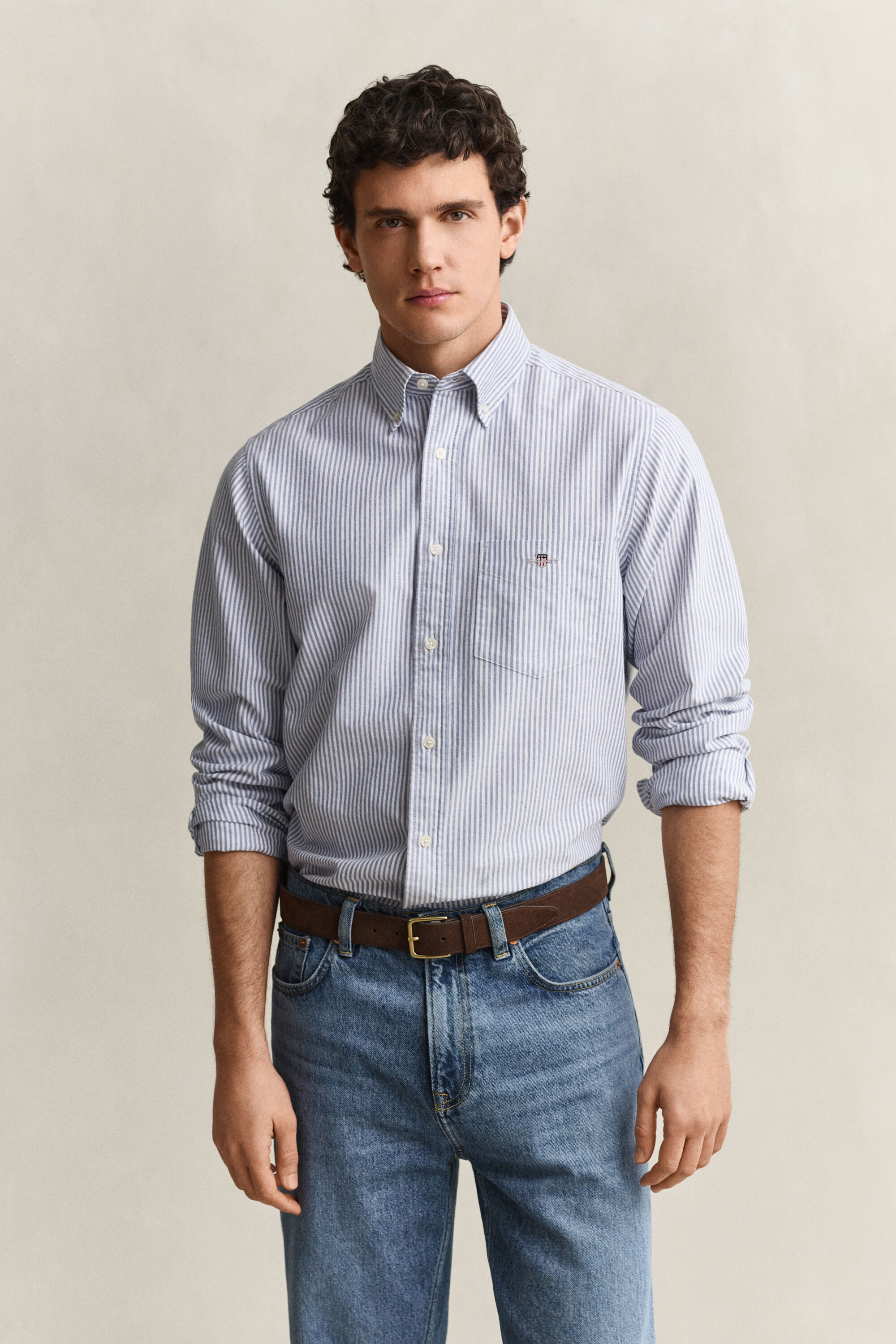 Camicia Oxford a righe Classic regular