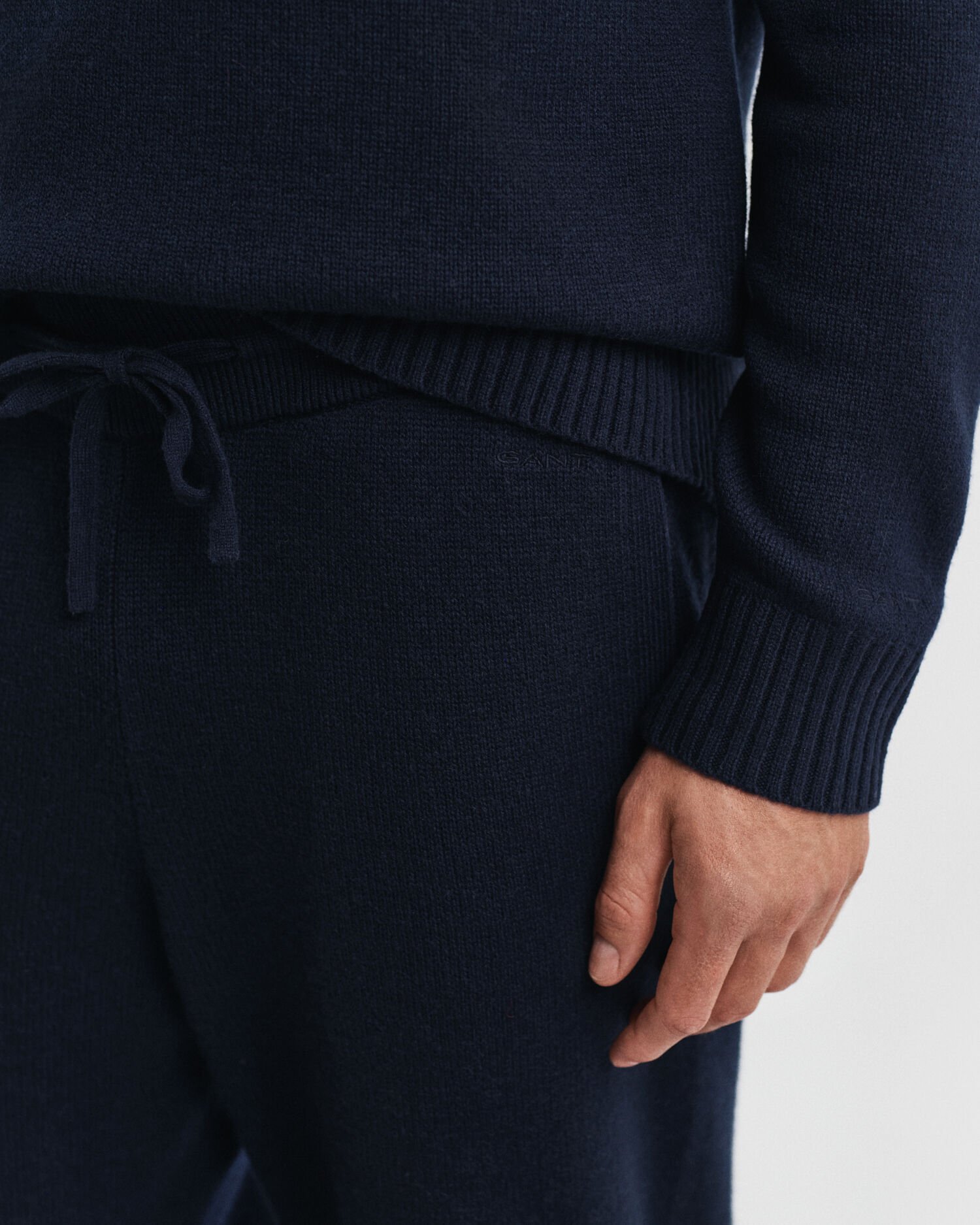 Pantaloni in maglia in misto cashmere
