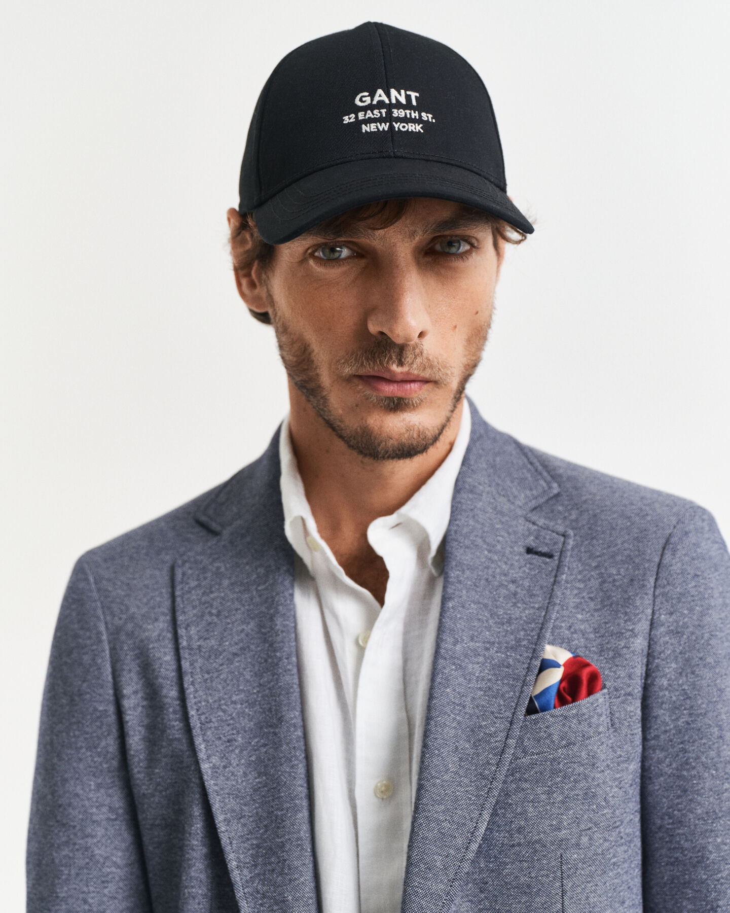 Blazer in jersey bicolore slim fit