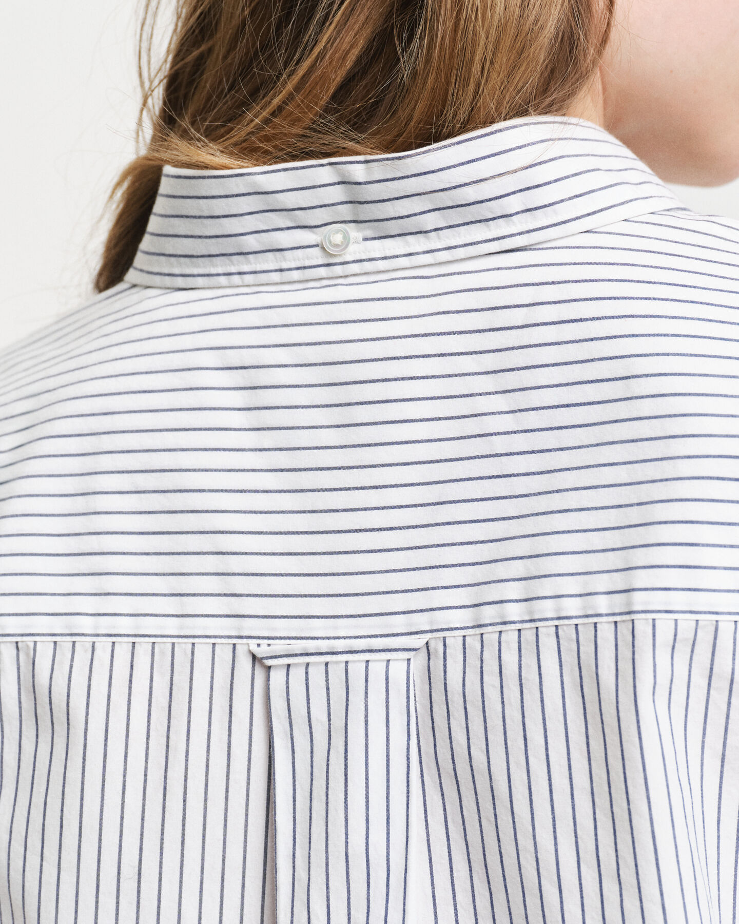 Camicia a righe Heritage in popeline relaxed fit