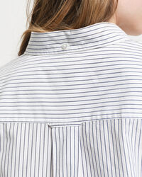 Camicia a righe Heritage in popeline relaxed fit