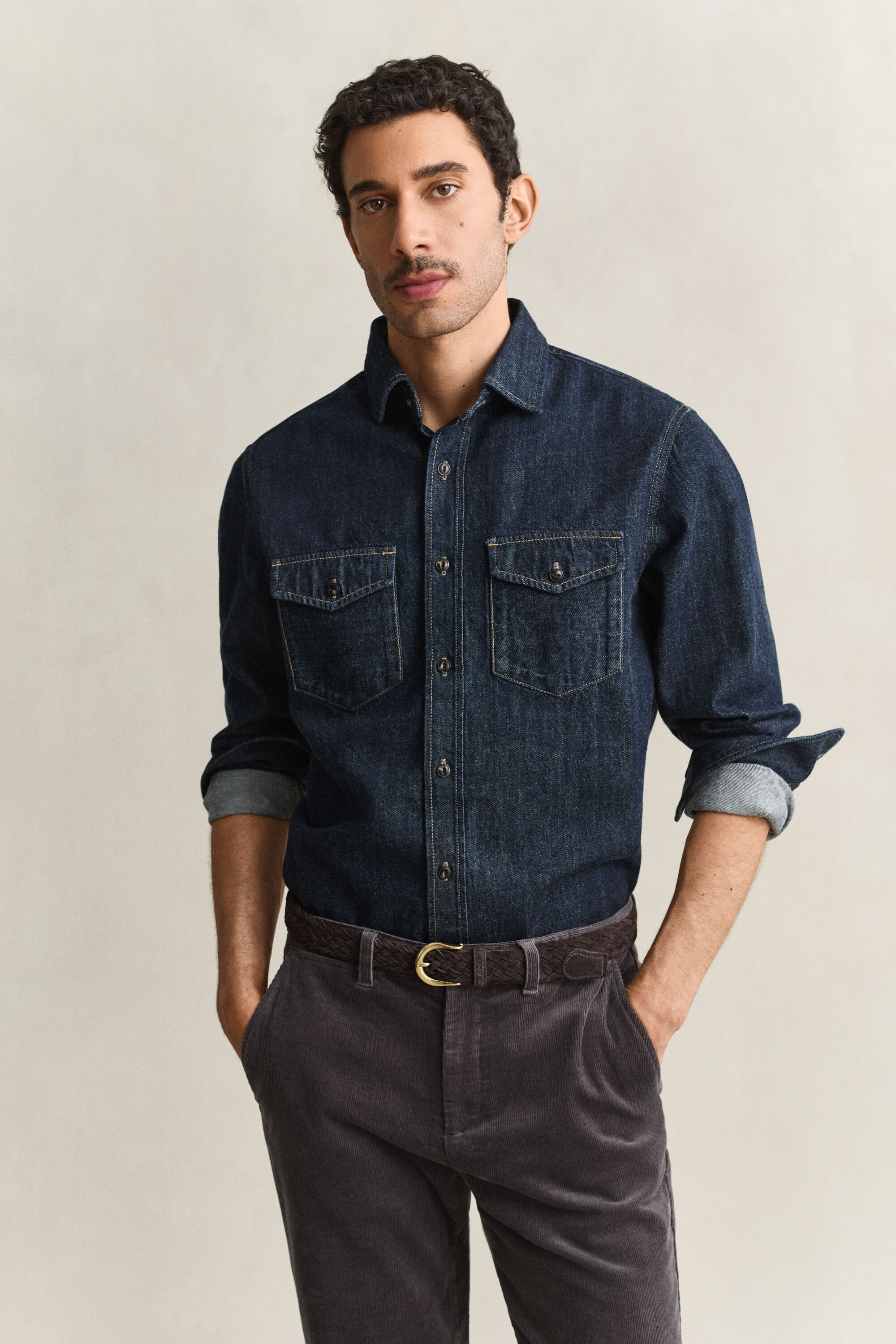 Camicia in denim di cimosa