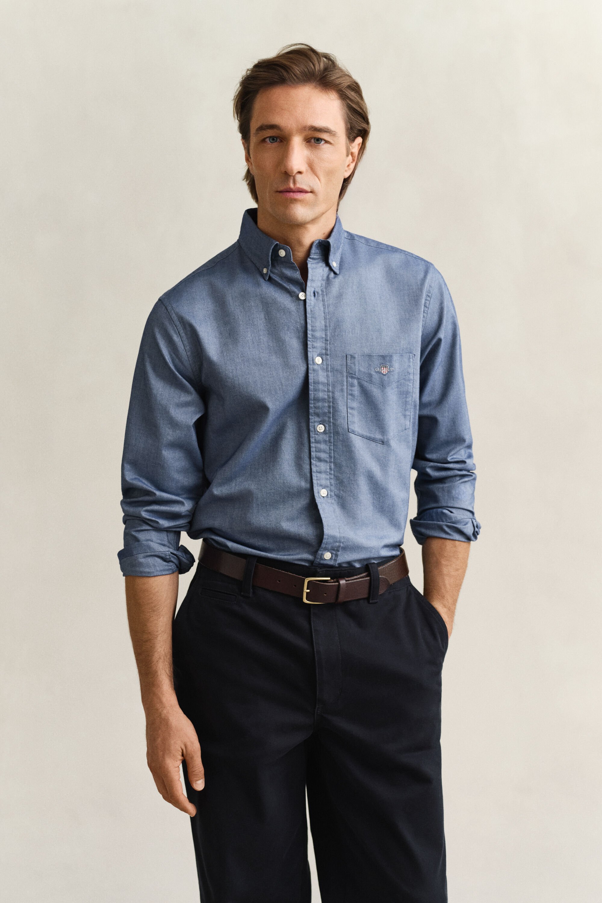 Camicia Oxford classica regular fit