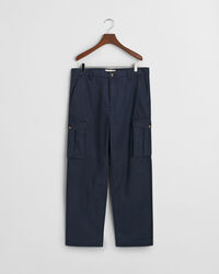 Pantaloni cargo in twill di cotone regular fit
