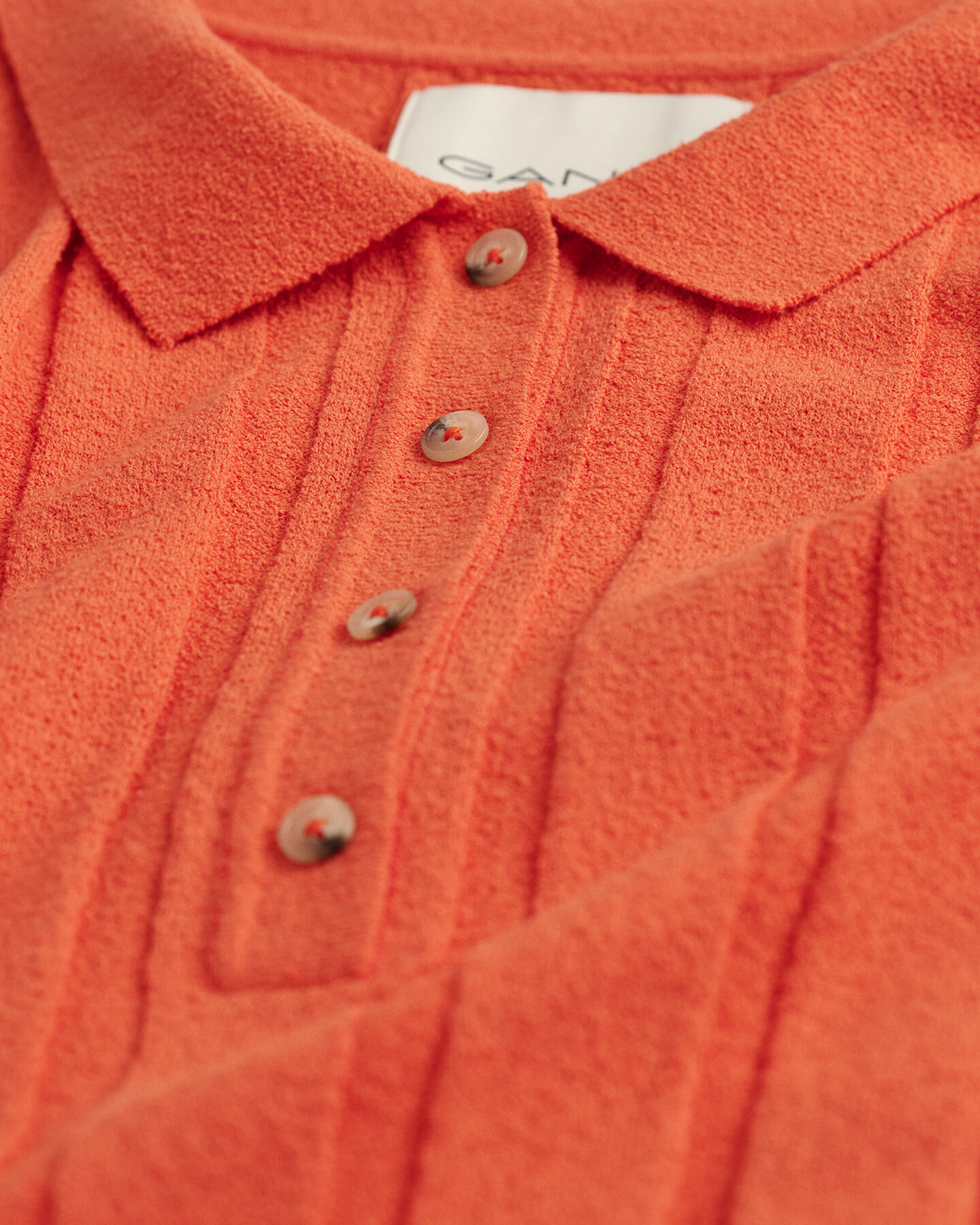 Abito polo Terry Cloth a coste