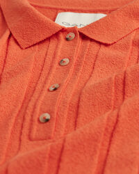 Abito polo Terry Cloth a coste