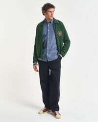 Camicia indaco in chambray regular fit