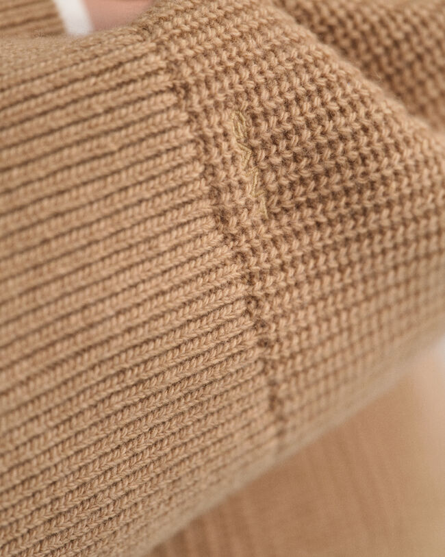 Cardigan in lana a coste