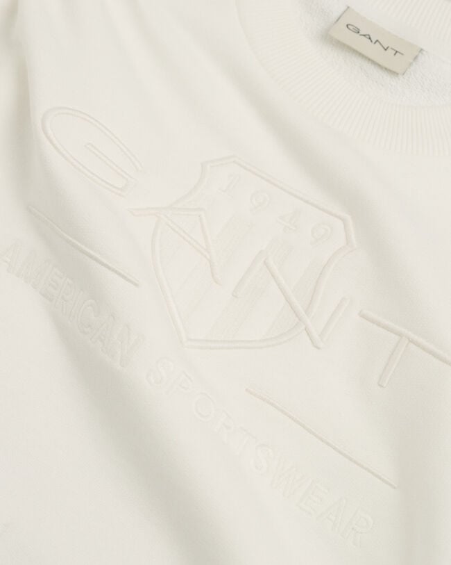 Felpa girocollo Tonal Shield