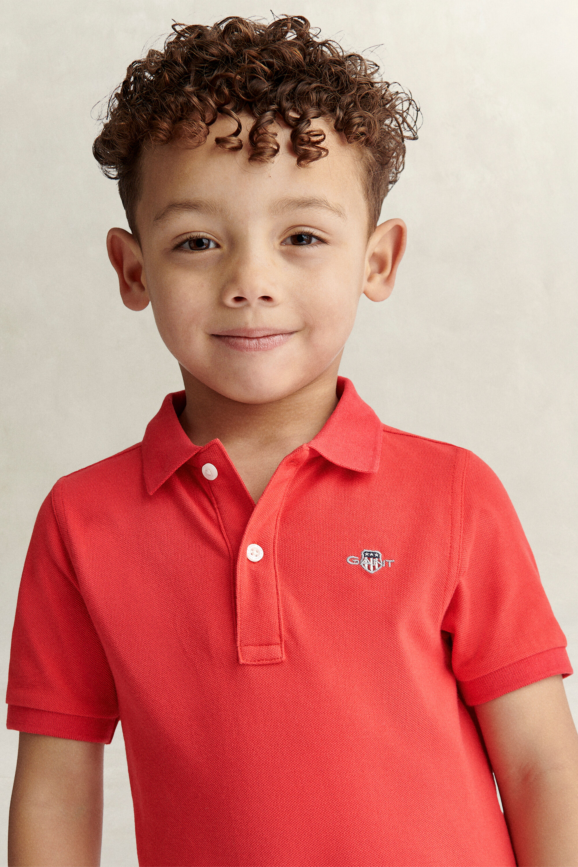 Polo Shield in piqué Kids
