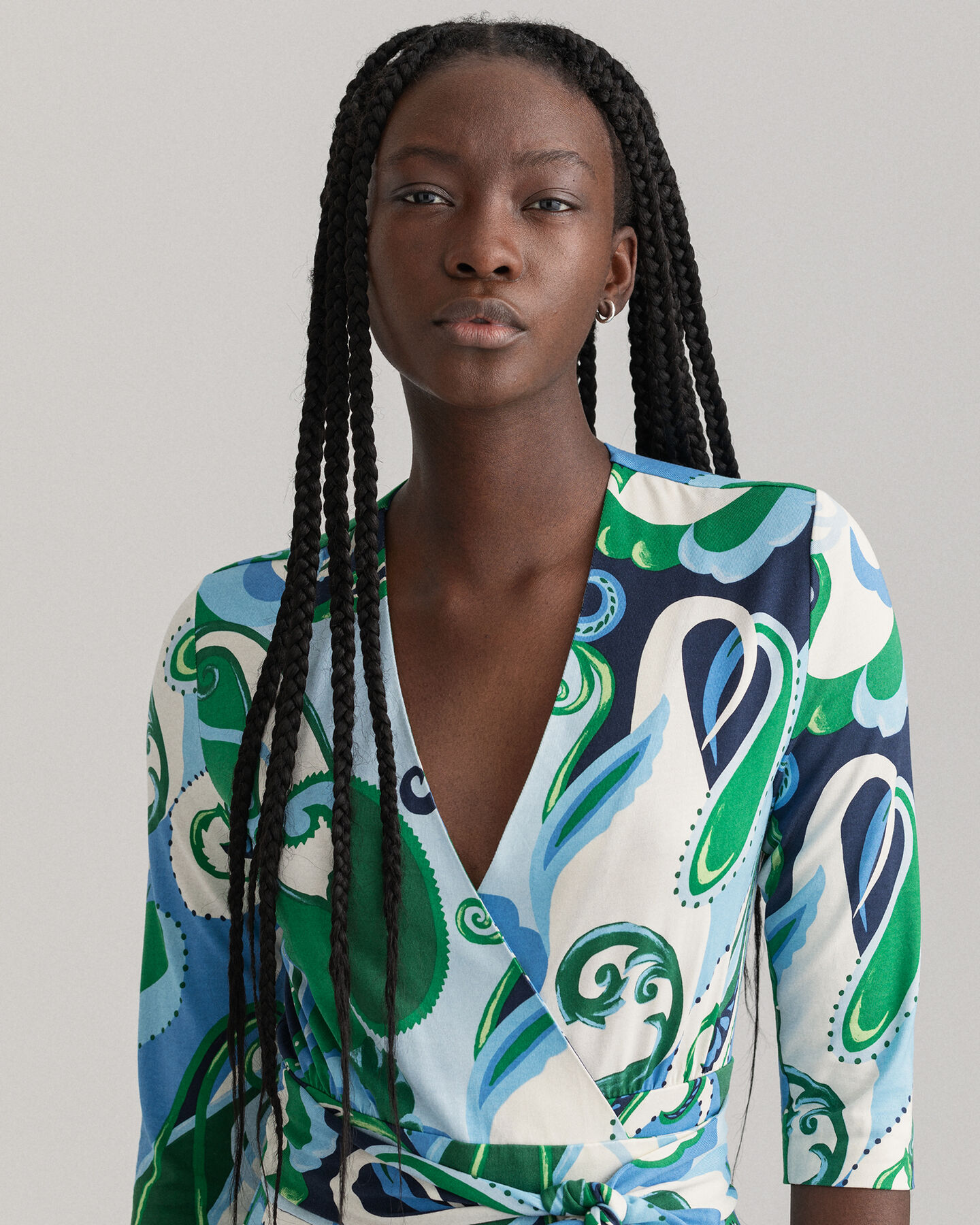 Tuta playsuit corta con motivo cachemire