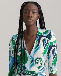 Tuta playsuit corta con motivo cachemire