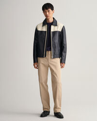 Giacca in pelle corta