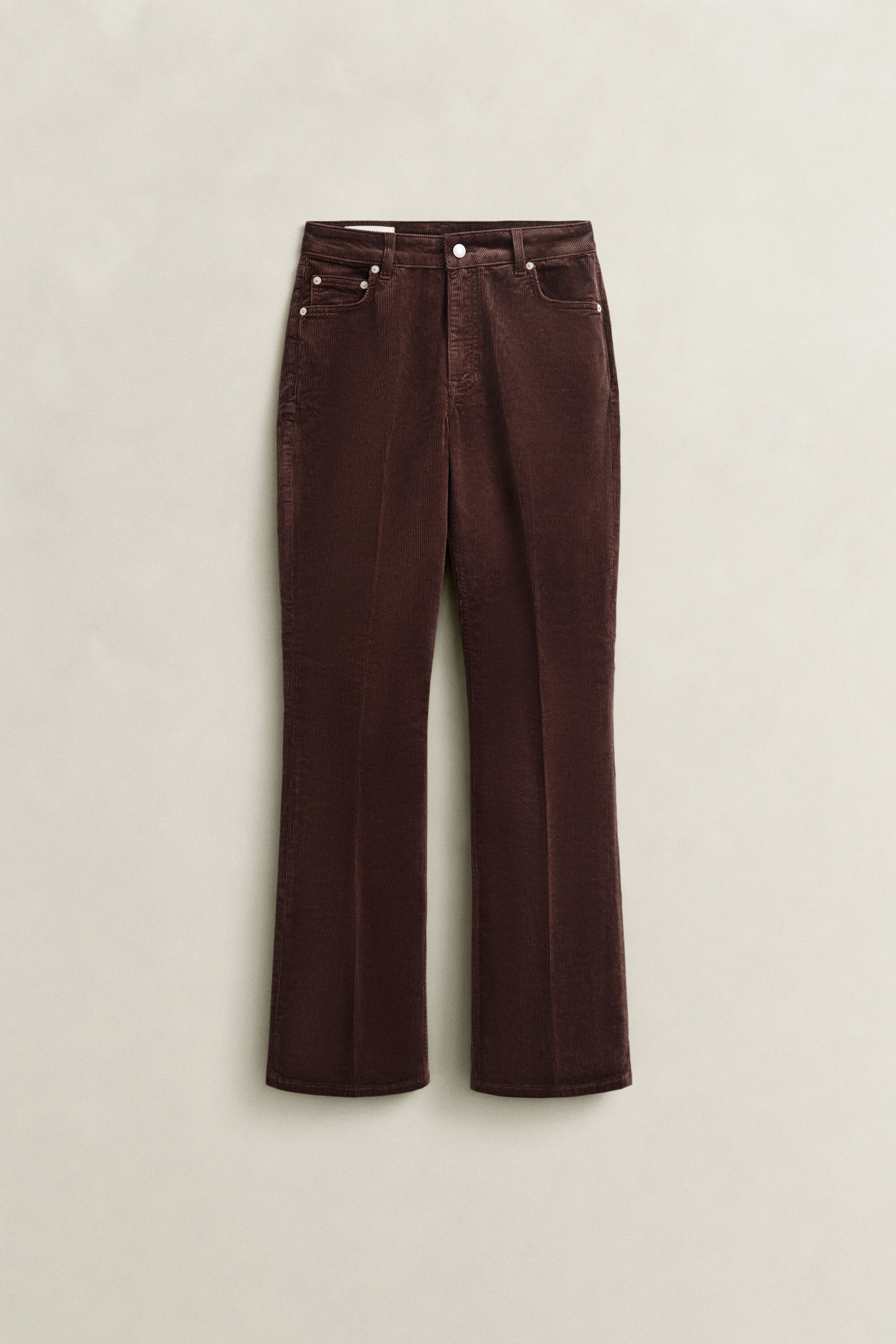Jeans svasati in velluto a coste