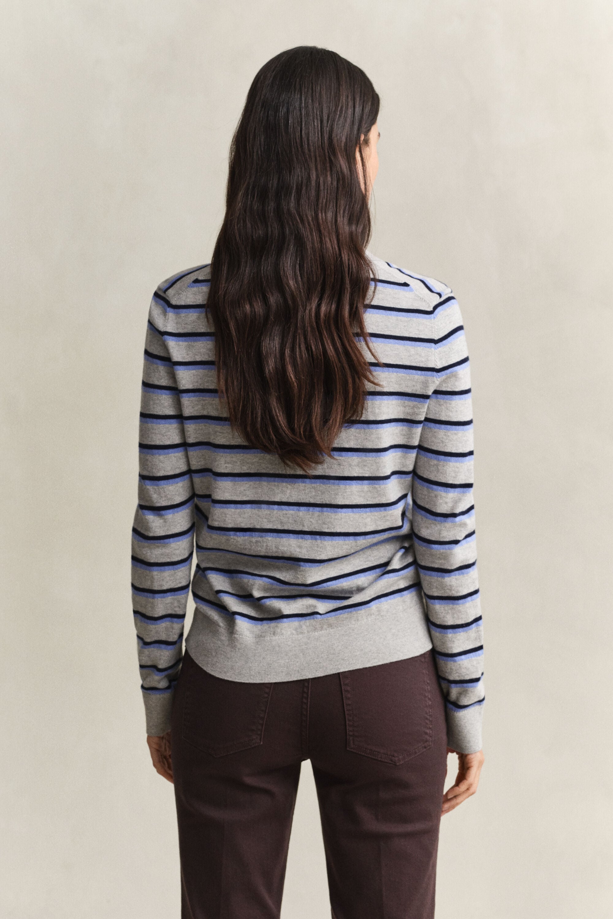 Maglia a righe in filato leggero