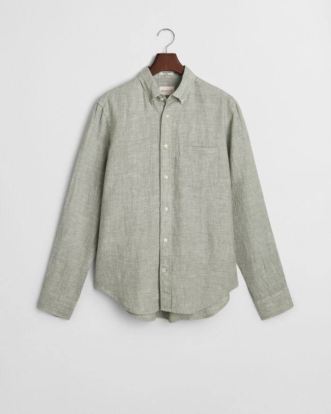 Camicia di lino regular fit