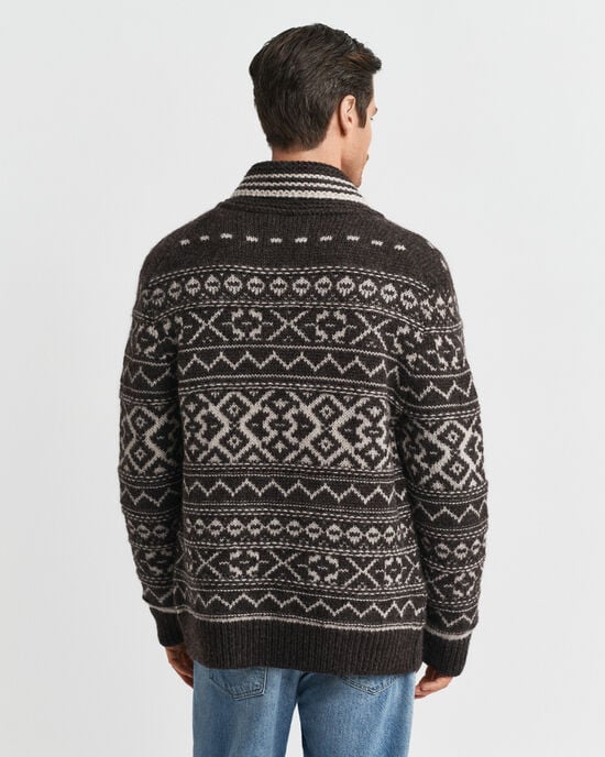 Cardigan jacquard