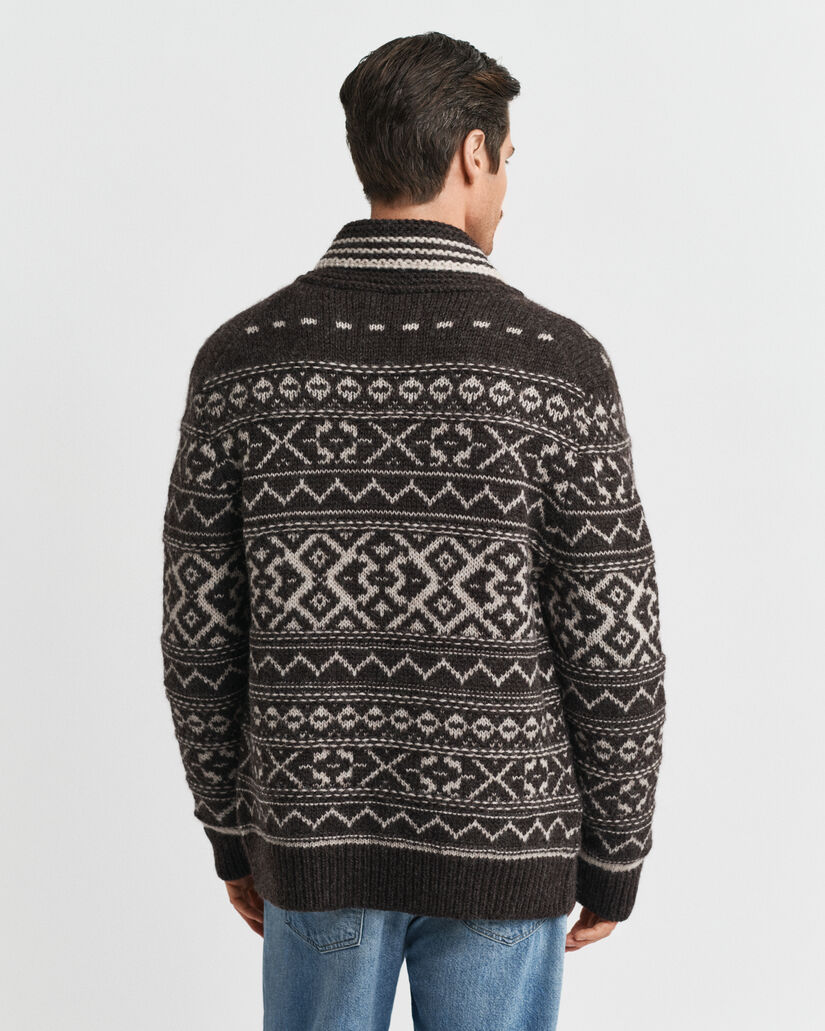 Cardigan jacquard