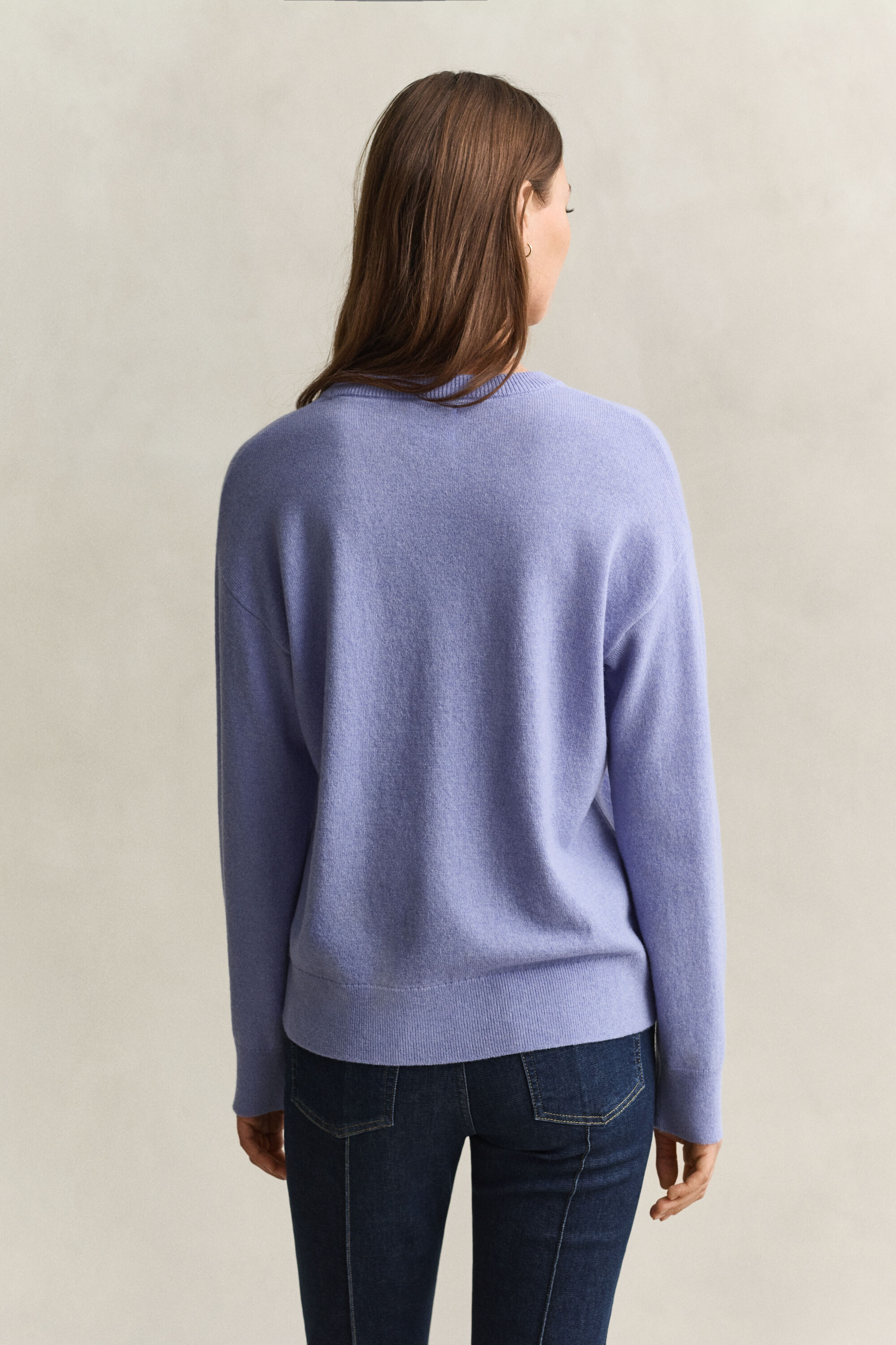 Maglia girocollo in finissima lana d’agnello