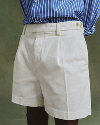 Pantaloncini in twill di cotone regular fit