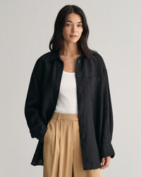 Camicia oversize in lino