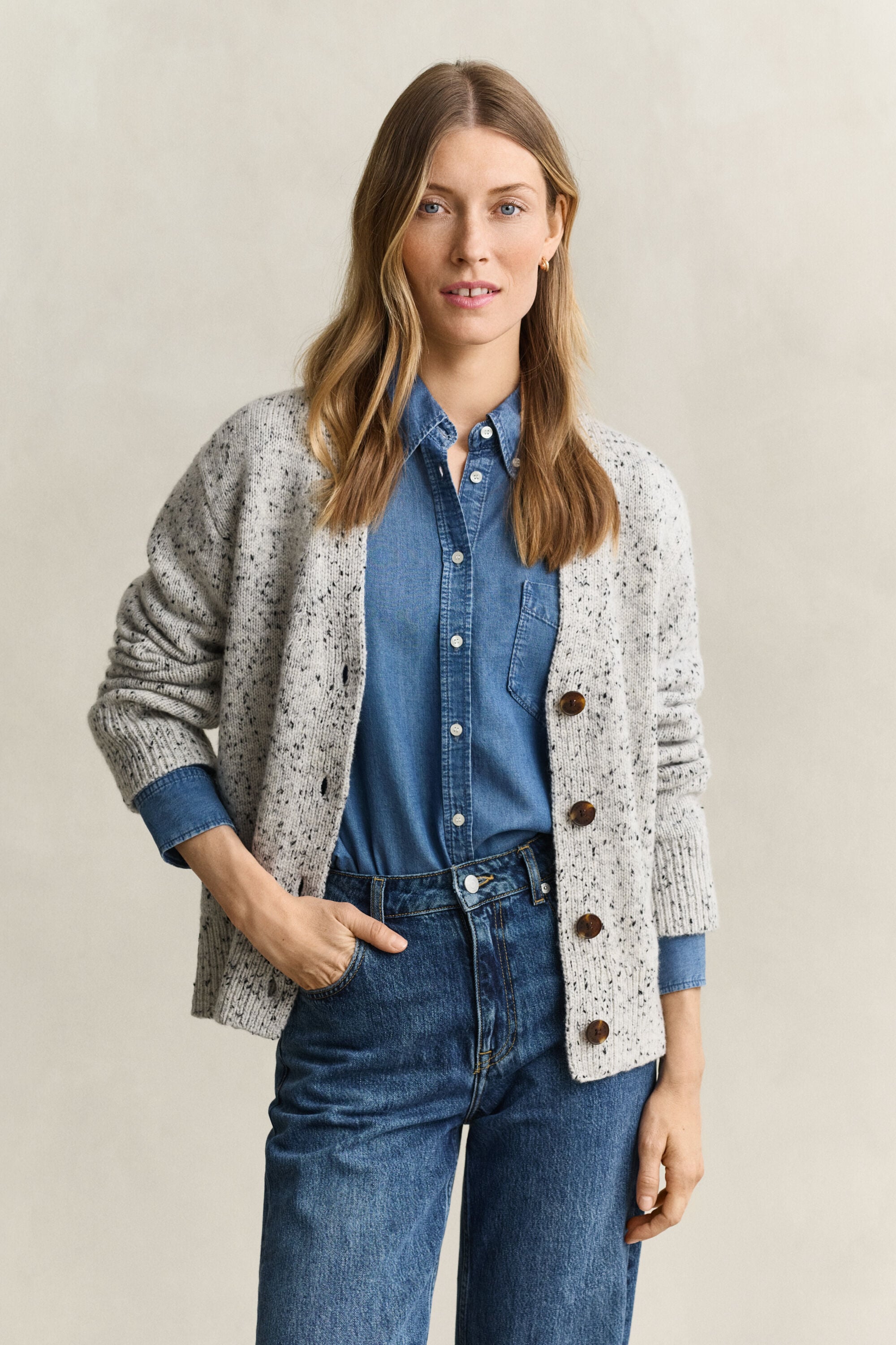 Cardigan in misto lana Nepps