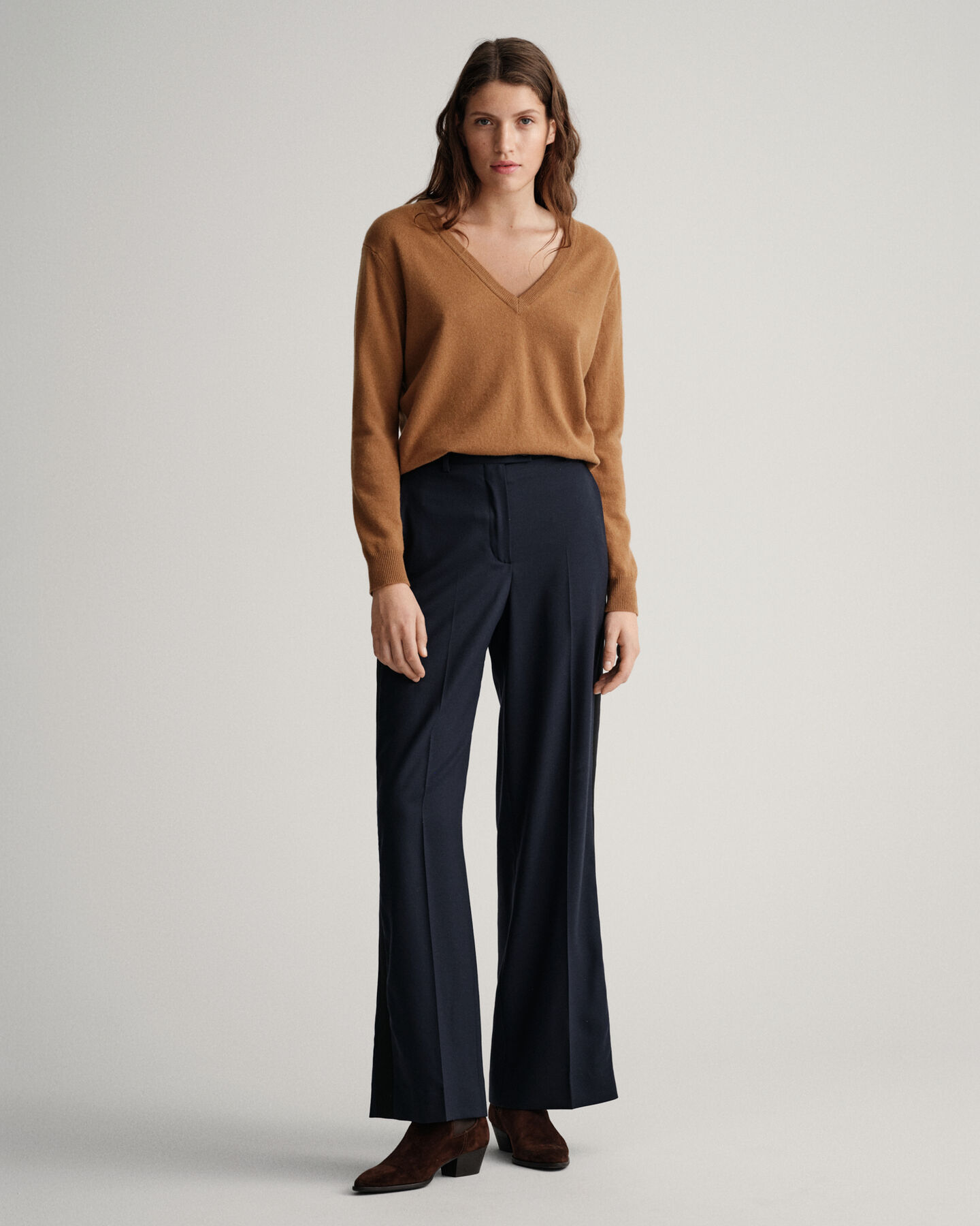 Pantaloni Tuxedo a vita alta