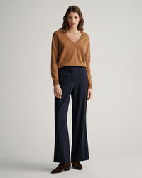 Pantaloni Tuxedo a vita alta