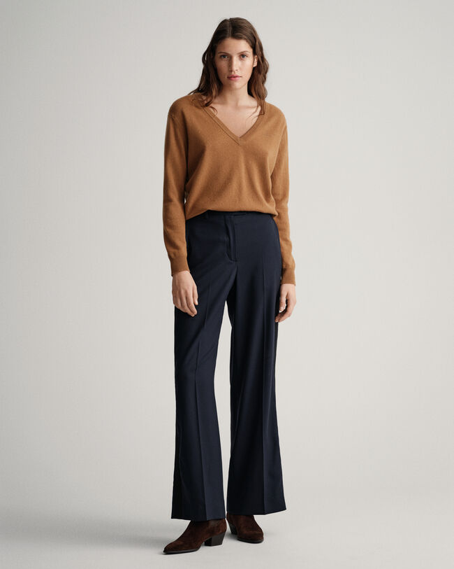 Pantaloni Tuxedo a vita alta