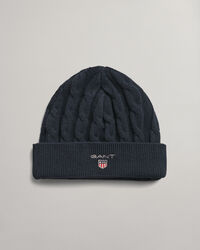 Berretto a trecce in cotone baby