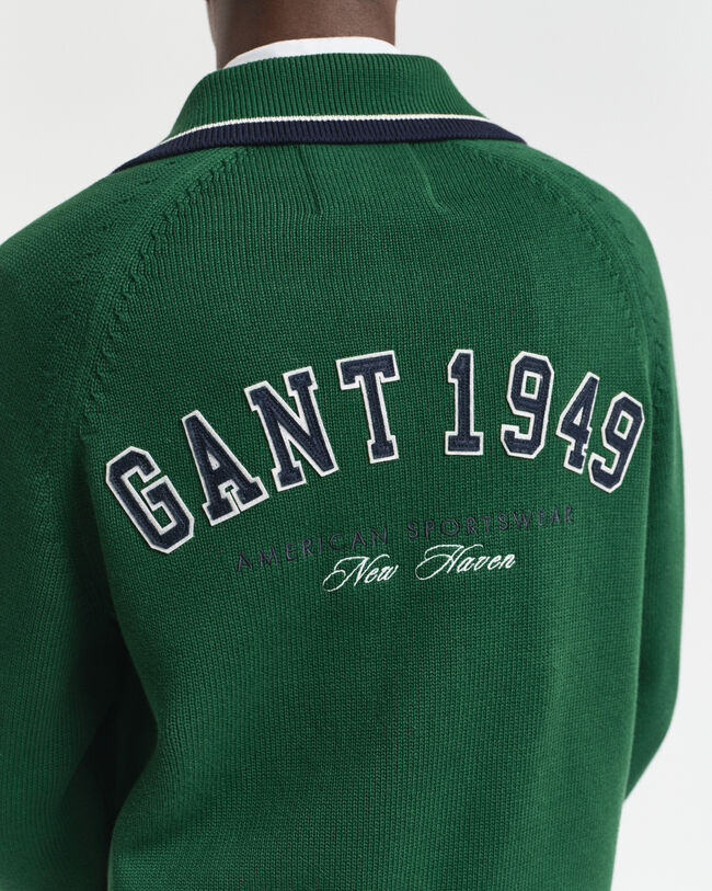 Cardigan con zip GANT 1949 Graphic