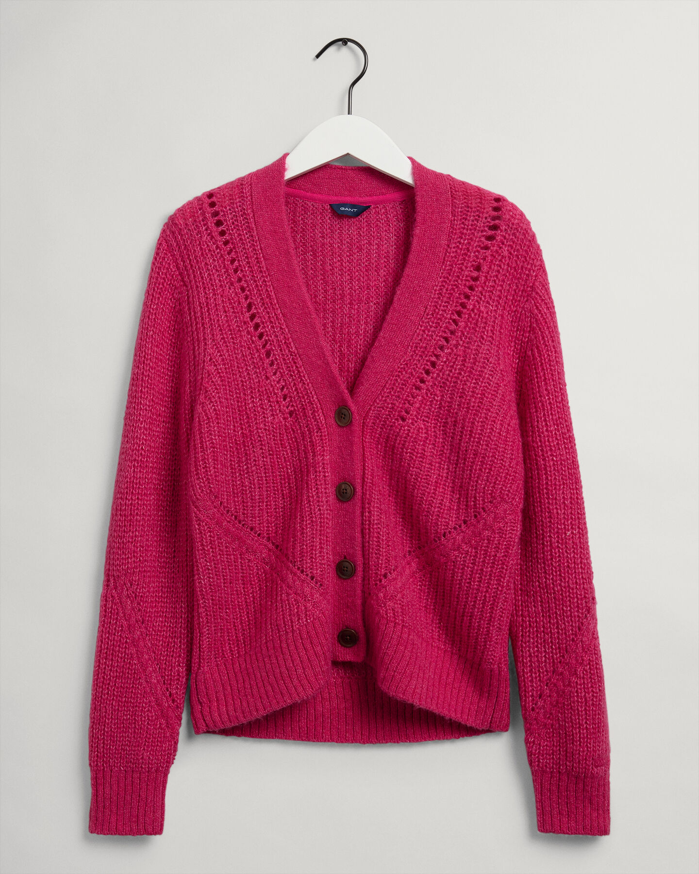 Cardigan con dettaglio in mohair