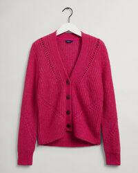 Cardigan con dettaglio in mohair