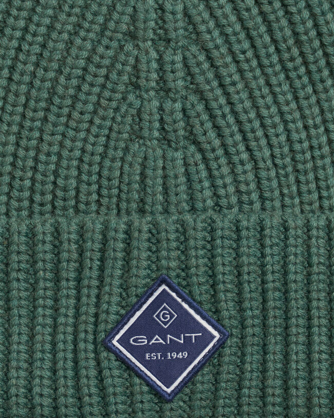 Cappello in maglia a coste in cotone