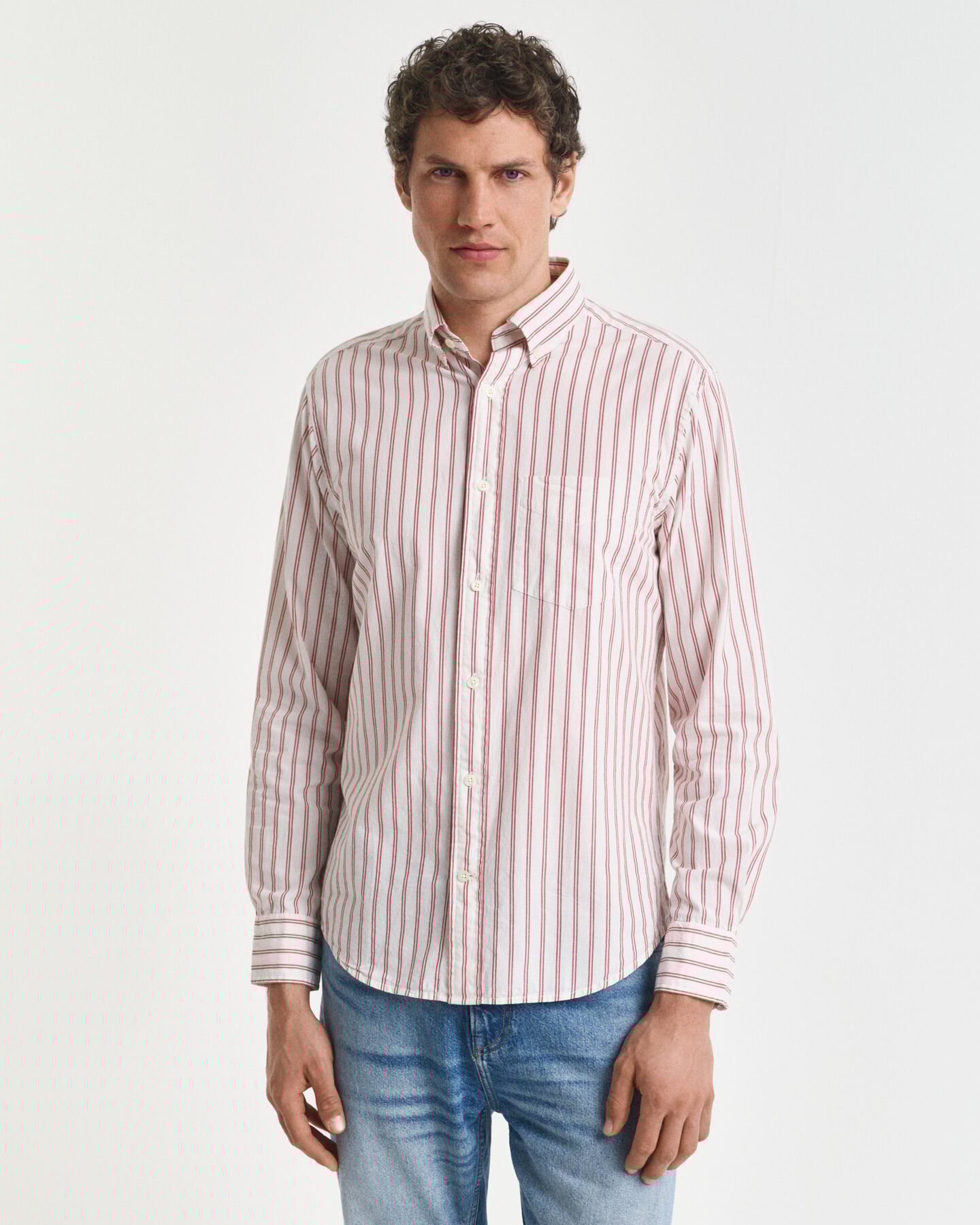 Camicia in popeline a righe Archive regular fit