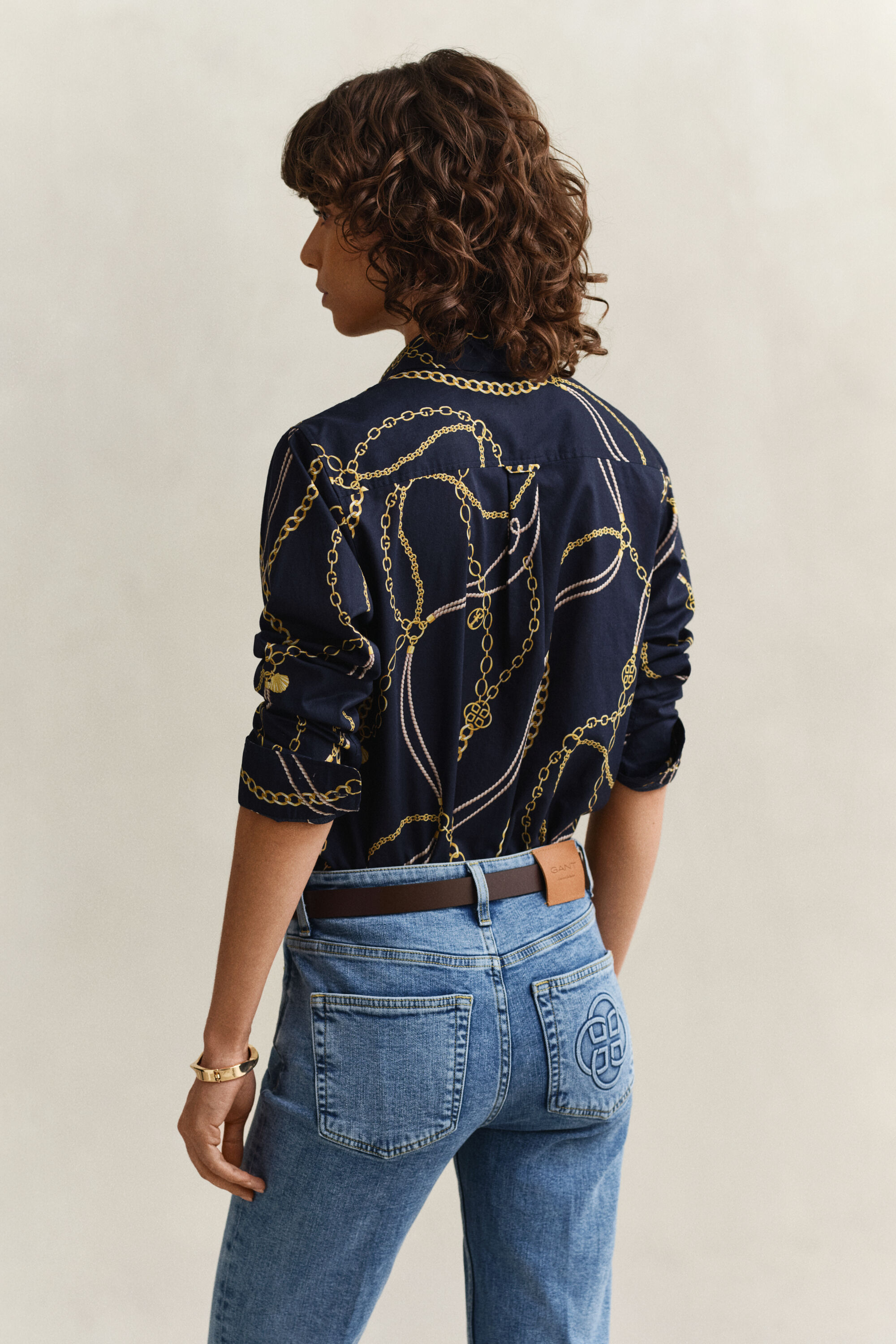 Camicia in voile di cotone